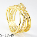 Fashion 925 Sterling Silver Jewelry Rings (S-11549.)